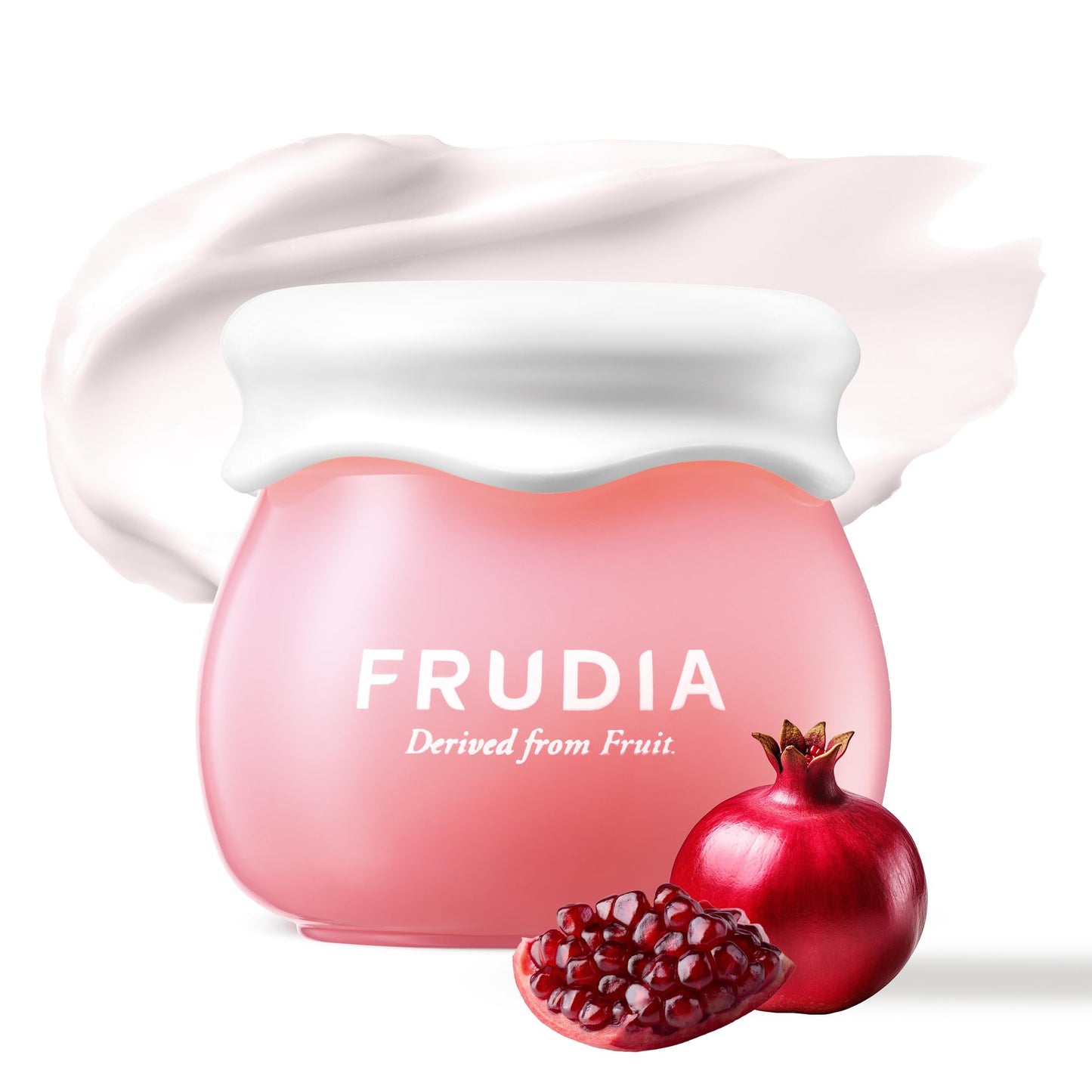 FRUDIA Pomegranate Nutri-Moisturizing Face Cream, Korean Face Moisturizer w/63% Pomegranate Extract, BL-FILL UP & Vegan Collagen for Anti-Aging (0.35 fl oz)