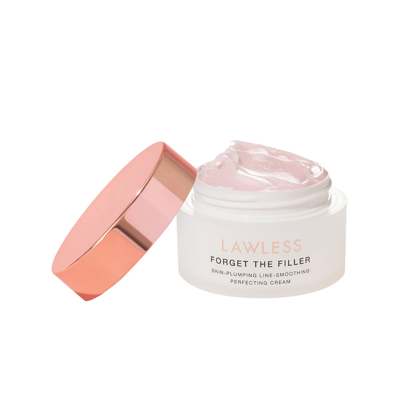 Lawless Mini Forget the Filler Skin-Plumping Line-Smoothing Perfecting Cream - Premium Non-Acne Moisturizer Designed to Prime, Plump, Smooth, and Tighten Skin for a Youthful, Hydrating Look - 0.5 oz