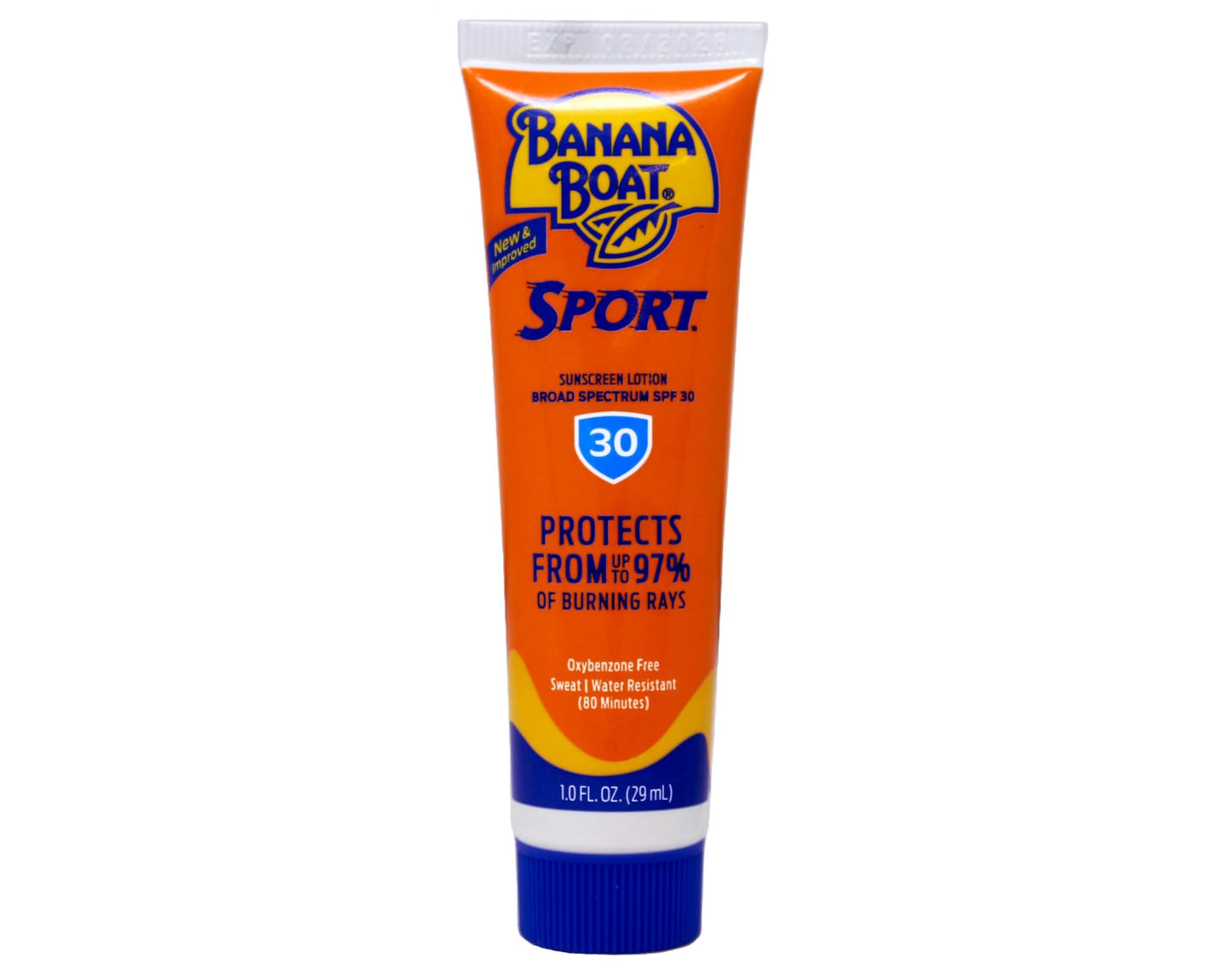Banana Boat Sport Performance Sunscreen Lotion 30 SPF 1 oz (Pack of 3)