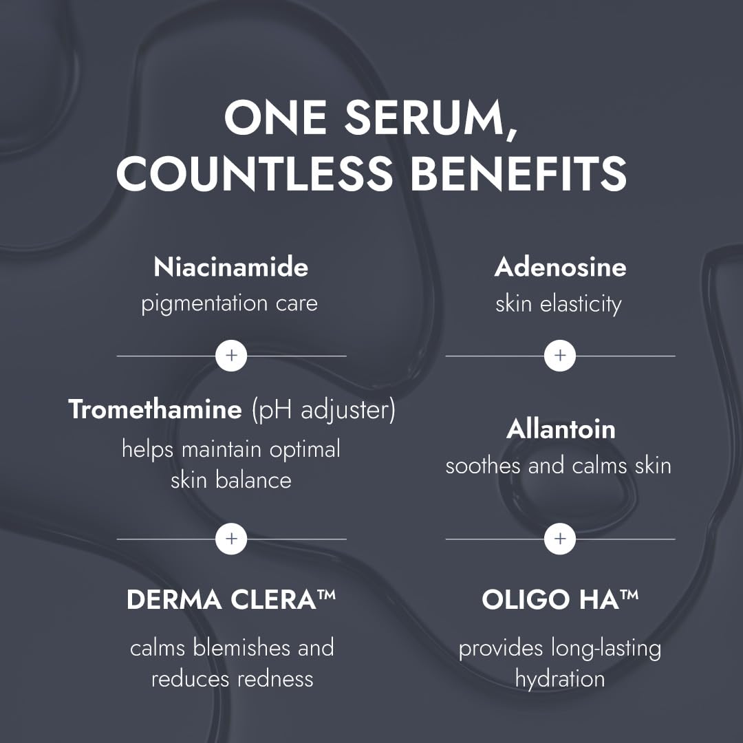 MIZON 7 Vegan Peptide Booster Serum Korean Anti-Aging Face Serum with Niacinamide & Hyaluronic Acid Hydrating Firming & Smoothing Skincare for Fine Lines & Skin Repair – 5.07 fl oz