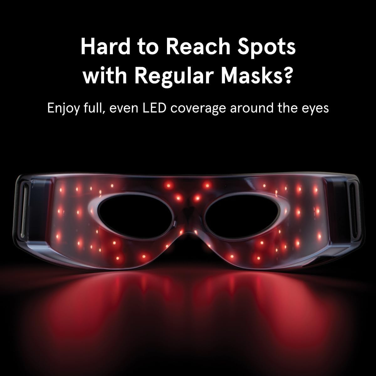 Luminator LED Eye Mask for Men and Women Skincare - Anti-Aging, Boost Collagen, Reduce Dark Circles & Wrinkles, Red Light Therapy for Under-Eye Treatment & Rejuvenation - Only 3 Minutes a Day