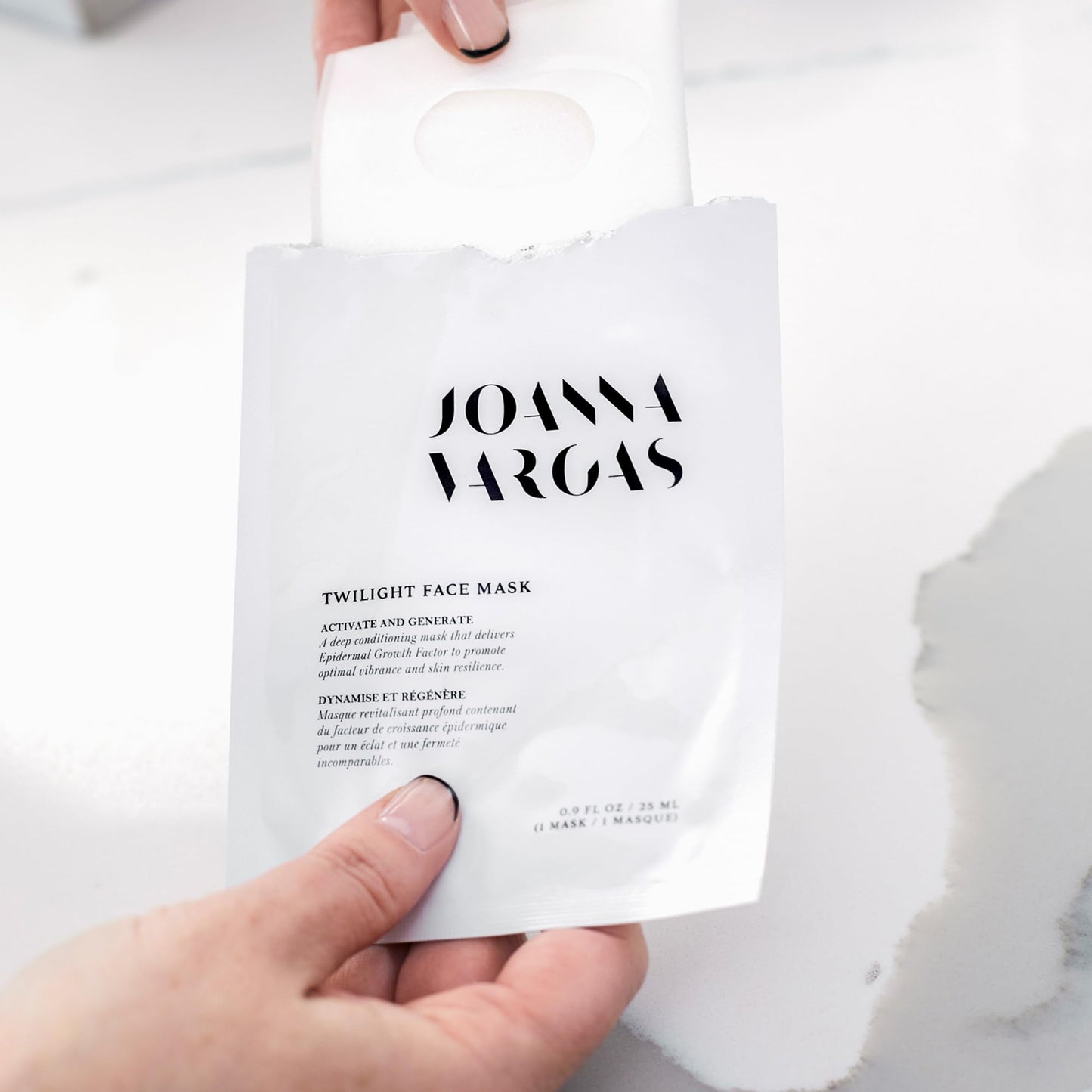 Joanna Vargas Twilight Face Mask - Hydrating Face Masks with Epidermal Growth Factor & Niacinamide - Soothing Facial Masks for Women - Repairing Sheet Mask for Enhanced Skin Barrier - 5 Sheets