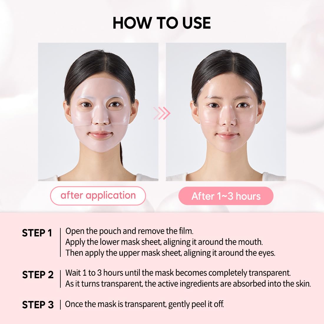 CANDORLOV Overnight Collagen Lifting Gel Mask 5 pcs, Korean Face Lifting Deep Hydrogel Mask for Glass Skin, Anti-Aging with PDRN (Salmon DNA), Hyaluronic Acid for Elasticity, Firmness
