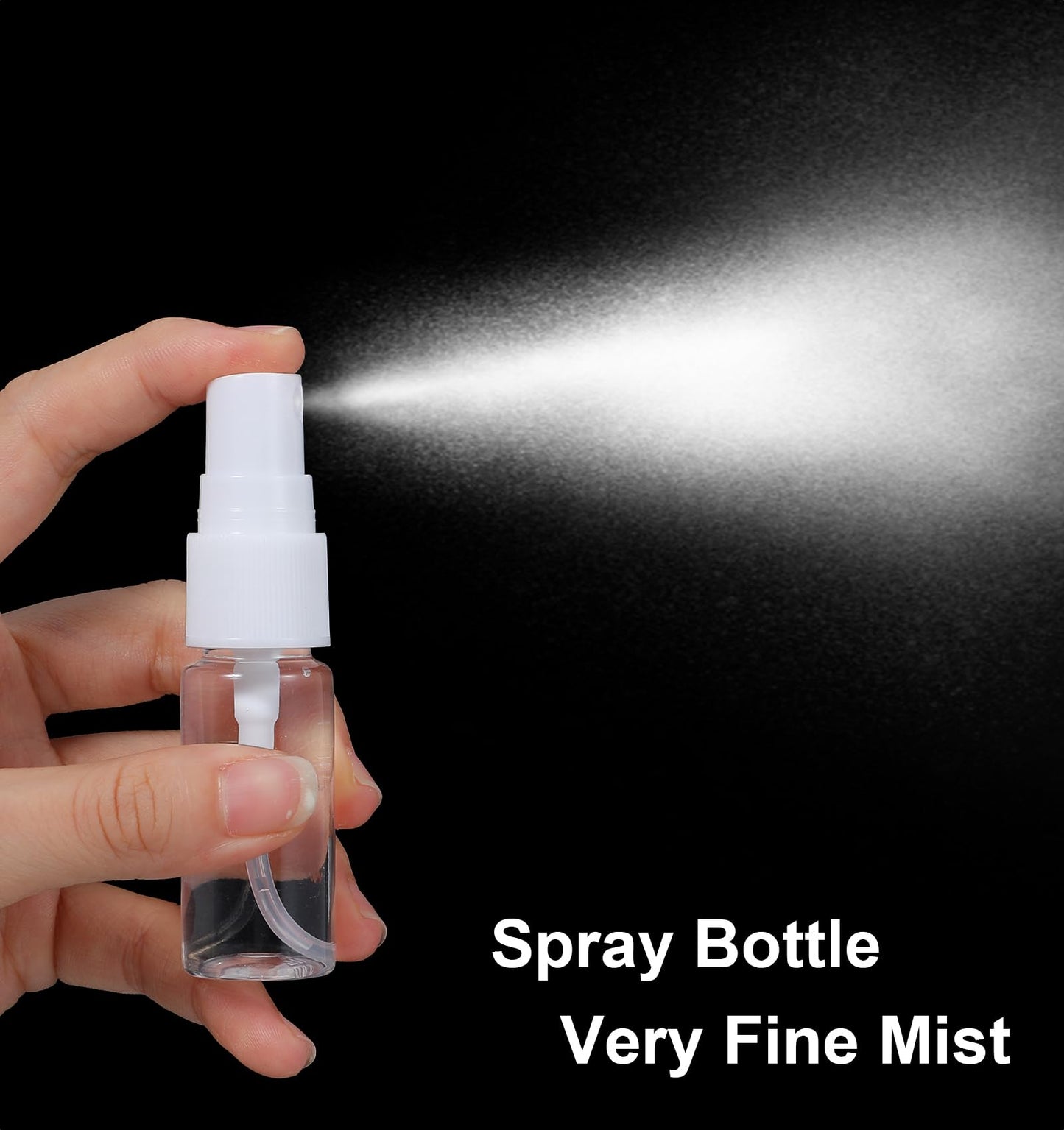 ValueBargain Mini Travel Spray Bottle, 8 Pcs 0.5 oz Portable Mini Spray Bottle Travel Safe Sealing for Outing Camping (Clear, 15 ml)