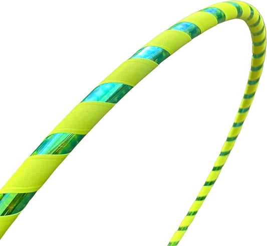 Kids Hula Hoop | Lime Green Gecko, Medium (32") | Lighter Weight Yet Sturdy