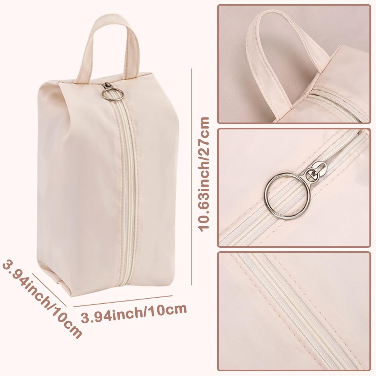 Petunny 3Pcs Travel Underwear Organizer Bag Portable Clothes Pouch for Travel Organizer Pack Cube for Lingerie Socks