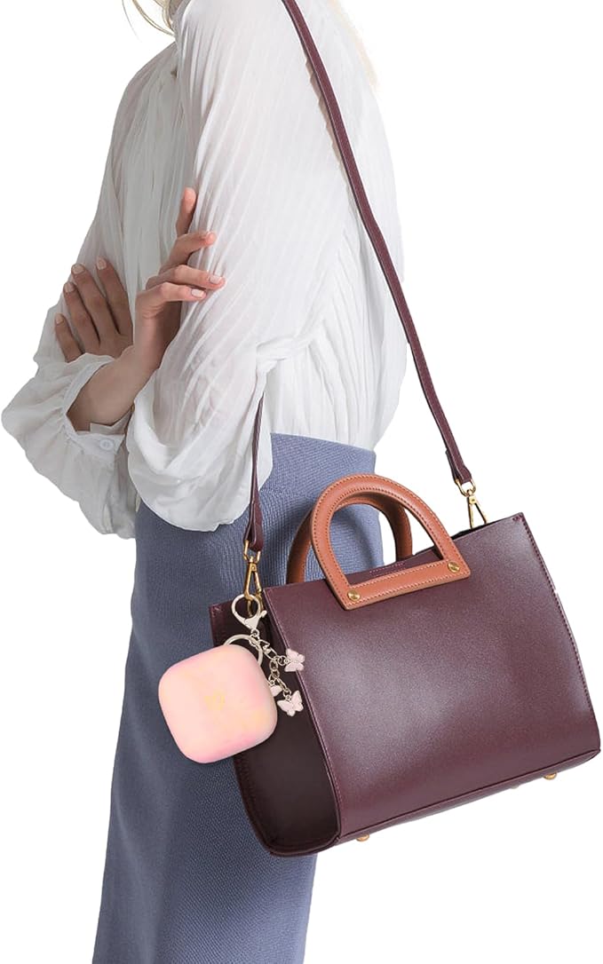 Compatible with Powerbeats Pro, Soft Silicone Case with Gold Heart Pattern for Powerbeats Pro Case with Cute Butterfly Keychain for Girls Women (Camouflage Pink)