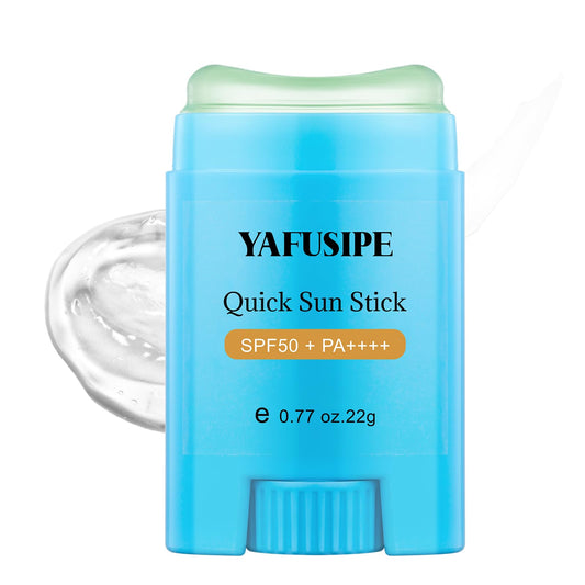 Quick Sunstick Protection Bar SPF50+, Face Sunscreen Stick, SPF Stick Sunblock for Face Body Women Men, Mini Sun Cream 50 With Centella Travel Beach Sport Essentials for All Skin Types 0.77oz/22g