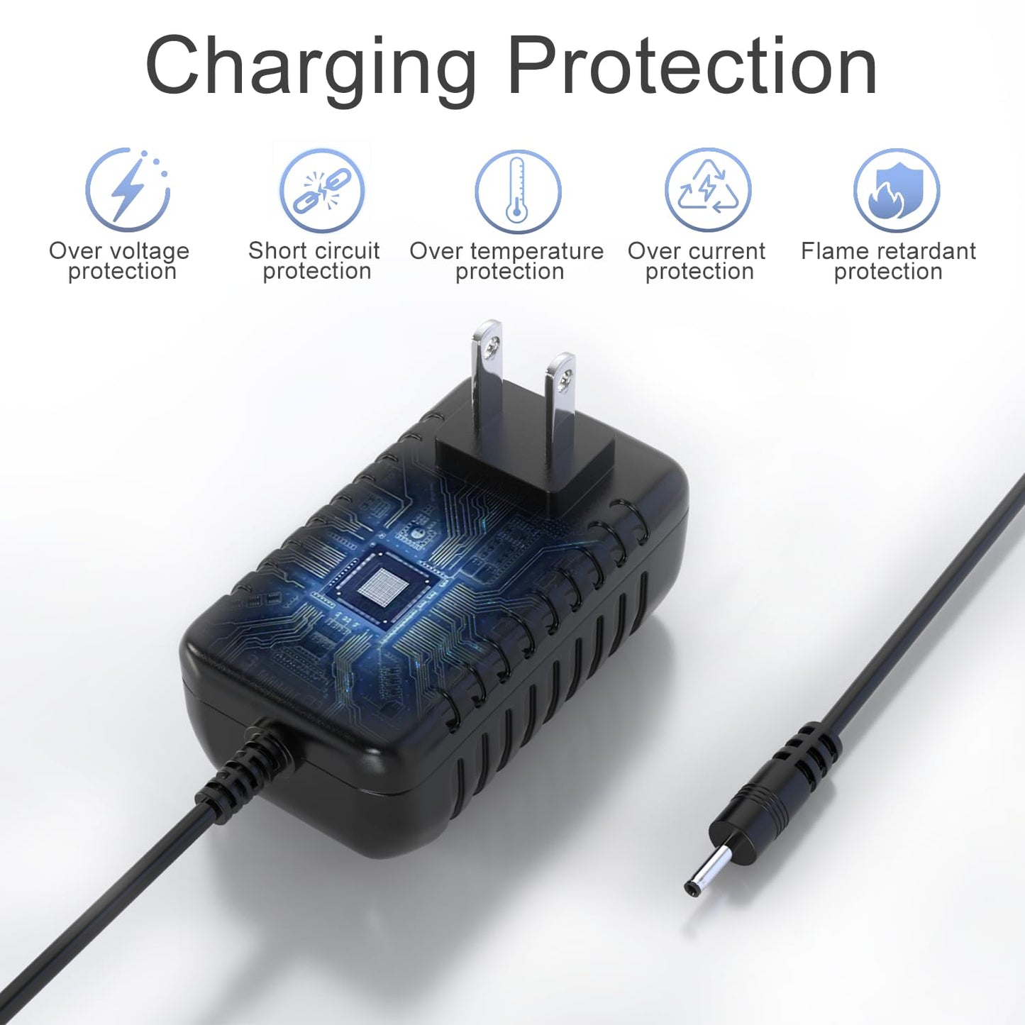 5V Charger for NuFACE Mini Facial Toning Device (Pink, White, Green...), Facial Toning Device Battery Power Adapter Charging Cord