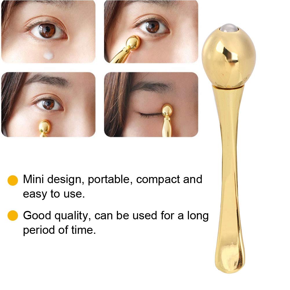 Eye Cream Massage Sticks, Zinc Alloy Eye Cream Applicator Eye Anti Wrinkle Eye Fatigue Relief Massage Stick for Facial-Treatments-and-Masks Cream Scoop DIY Cosmetic Tool