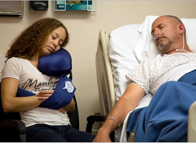 Travel Pillow - First Neck Pillow with an Arm-Sling! Supports The Head, Body, and Arms, Providing The Leaning Support. Perfect for Sleeping Upright (Black)