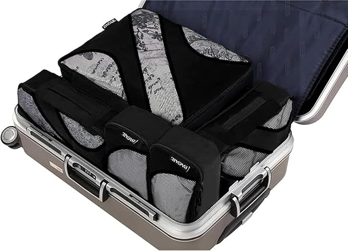BAGAIL 6 Set Packing Cubes,Travel Luggage Packing Organizers