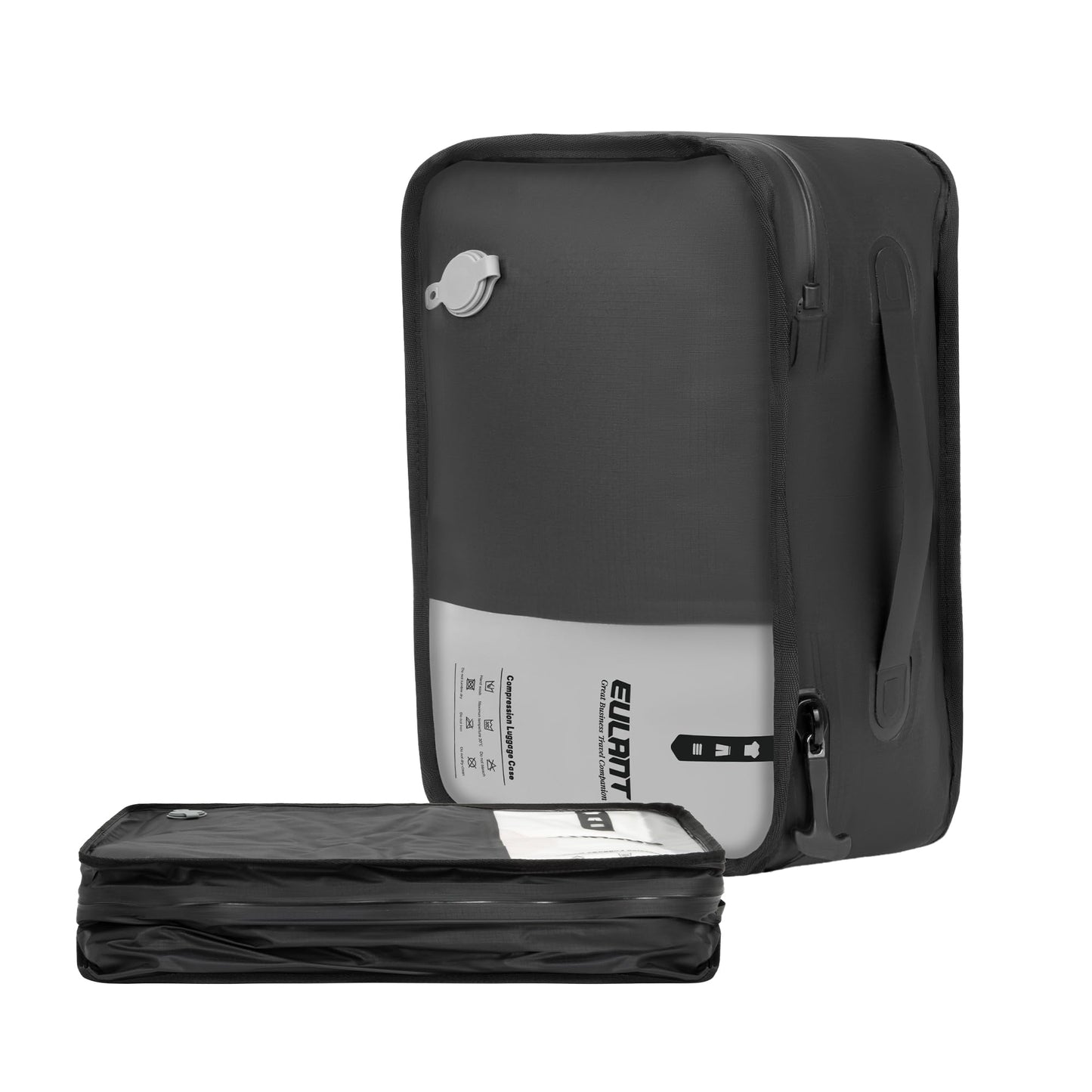 Reusable Compression Small Packing Cubes for Women Underclothes,Professional IP67 Vacuum Bags for Underwear,briefs,Socks etc.Packing Cubes for Suitcases Luggage for Travel Trip(12 inches,No Pump)