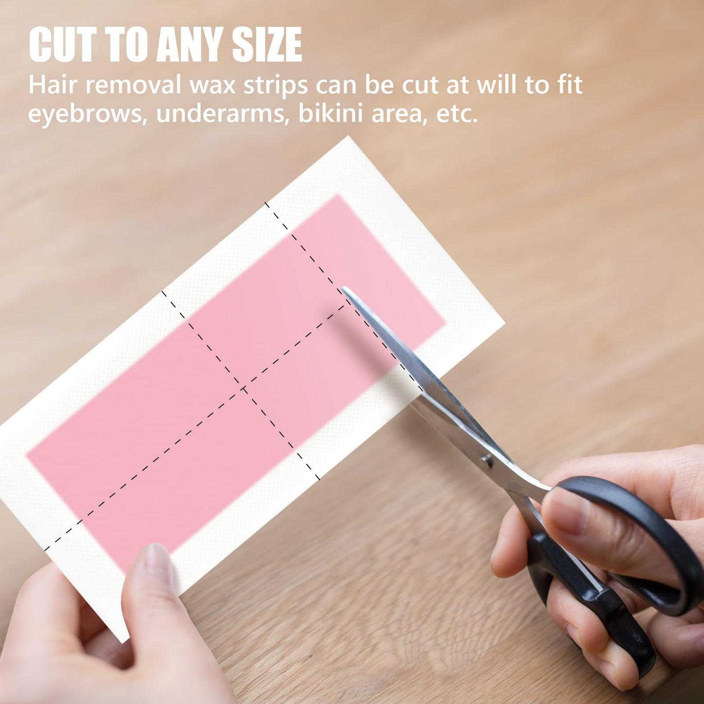 72 Count Brazilian Wax Strips for Smooth Skin, 24 Facial Wax Strips, 48 Body Wax Strips, 12 Calming Oil Wipes Women and Men Hair Removal Waxing Kit for Face, Underarms, Bikini, Legs - Red Strips