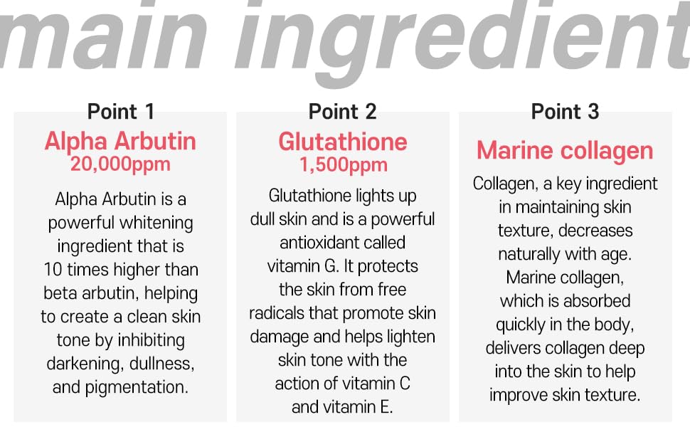 CARE:NEL Whitening Cream for face Korea Derma Alpha Arbutin Glutathione 1.52fl.oz/45ml