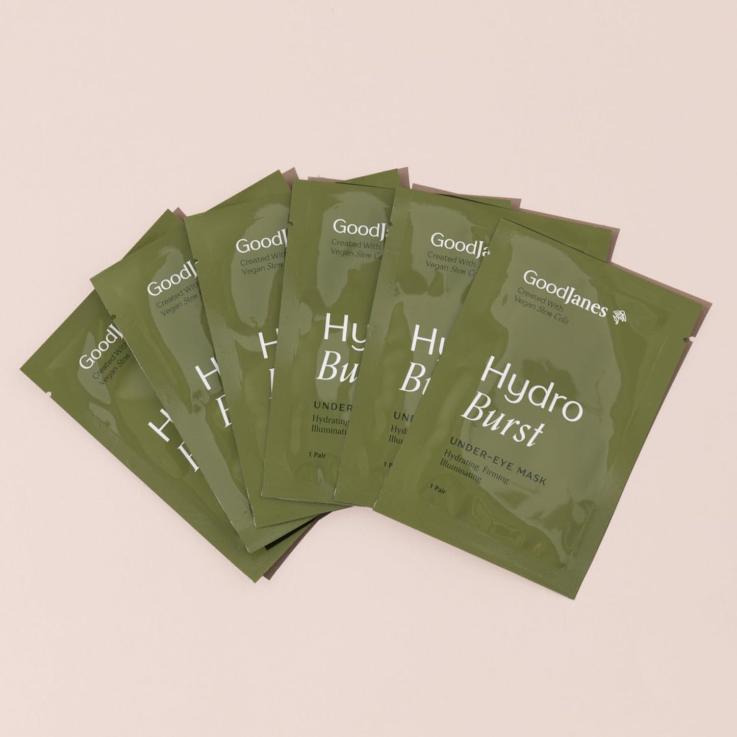 GoodJanes Hydro Burst Under Eye Patches - Puffy Eyes and Dark Circles Treatment | Hydrating, Antioxidant & Revitalizing Eye Patches for Wrinkles, Fine Line Reduction & Eye Bags (6 Pairs)