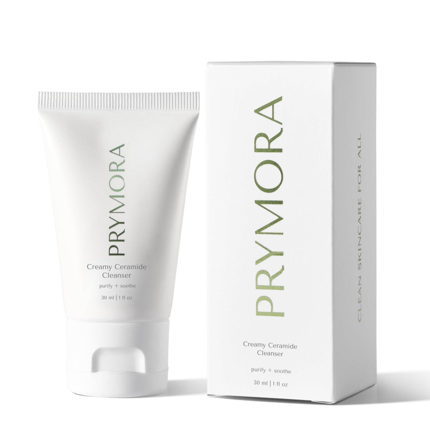 PRYMORA Mini Creamy Ceramide Cleanser | Purify + Soothe