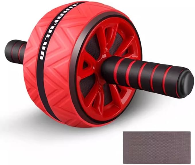 Ab Roller Wheel and Knee Mat, Abs Workout Equipment for Abdominal & Core Strength Training, Home Gym Fitness Exercise Wheels for Women Men, Abdominal Wheel