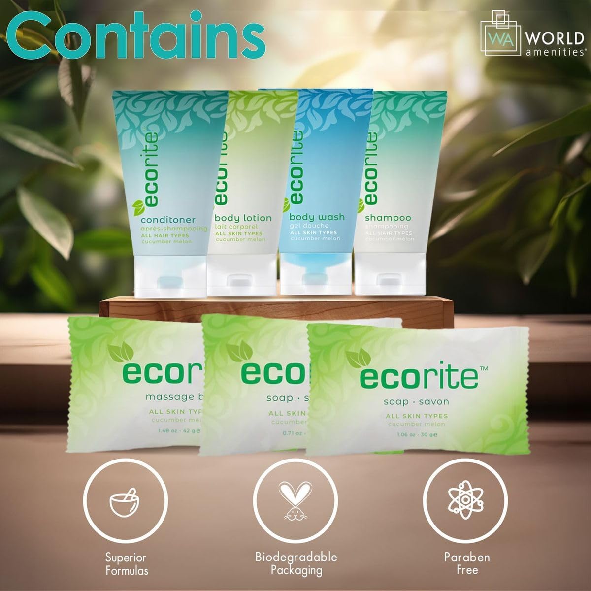 World Amenities Ecorite Sample Kit