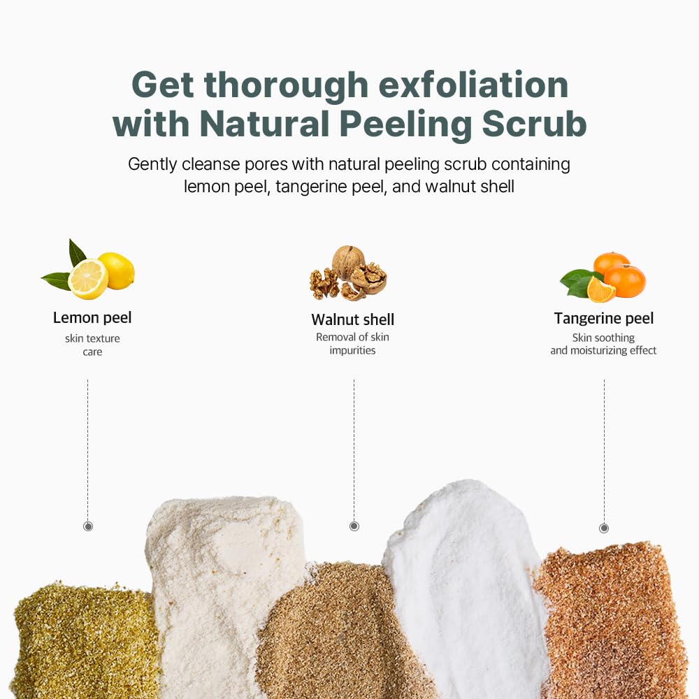 Ariul The Perfect Yulmu Enzyme Scrub Powder Cleanser – Gentle Exfoliation with Job’s Tears & Enzymes, Pore Cleansing, Non-Irritating & & Vegan Formula, Korean Skin Care, 55g / 1.94 oz