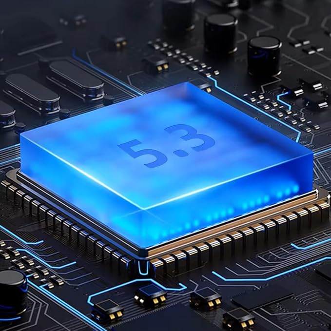 Bluetooth 5.3 True Wireless HiFi Stereo Earbuds. Long Battery Life, LED Power Display, Wireless Charging Case, and IPX5 Waterproof Earbuds Perfect for Sports, TV, Smartphones, Laptops, and more