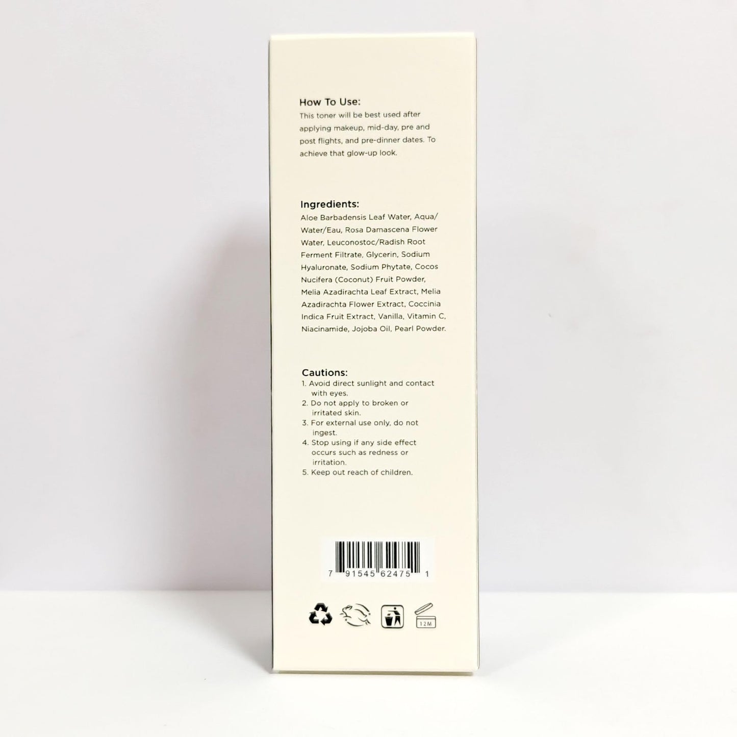 The Skin CEO Dew Drop Hydrating Face Mist, 120ml/4oz, with Jojoba Oil and Pearl Powder.