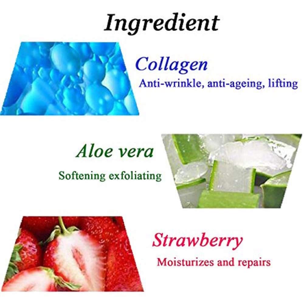 Felico Lip Mask, 30PCS Collagen Crystal Pink Care Gel Pads, Moisturizing Anti-Wrinkle Anti-Aging Firm Hydrate Lips, Remove Dead Skin Fine Lines Moisture Essence Make Your Dry Lip Attractive Sexy