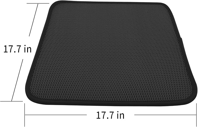 Car Seat Cushion for Driving, Summer 3D Breathable Mesh Car Seat Cooling Pad - for Truck, Office Chair,Wheelchair (Black 1 Pcs)