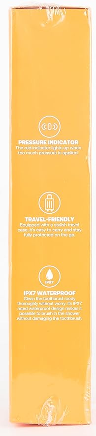 Bitvae R2 Rotating Electric Toothbrush for Adults with 8 Brush Heads, Travel Case, 5 Modes Rechargeable Power Toothbrush with Pressure Sensor, 3 Hours Fast Charge for 30 Days, Black