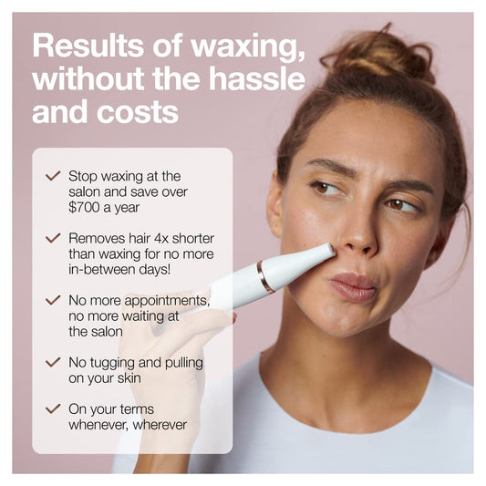 Braun Face Epilator Facespa Pro 911, Facial Hair Removal for Women, Hair Removal Device, 3-in-1 Epilating, Cleansing Brush and Skin Toning with 3 Extras