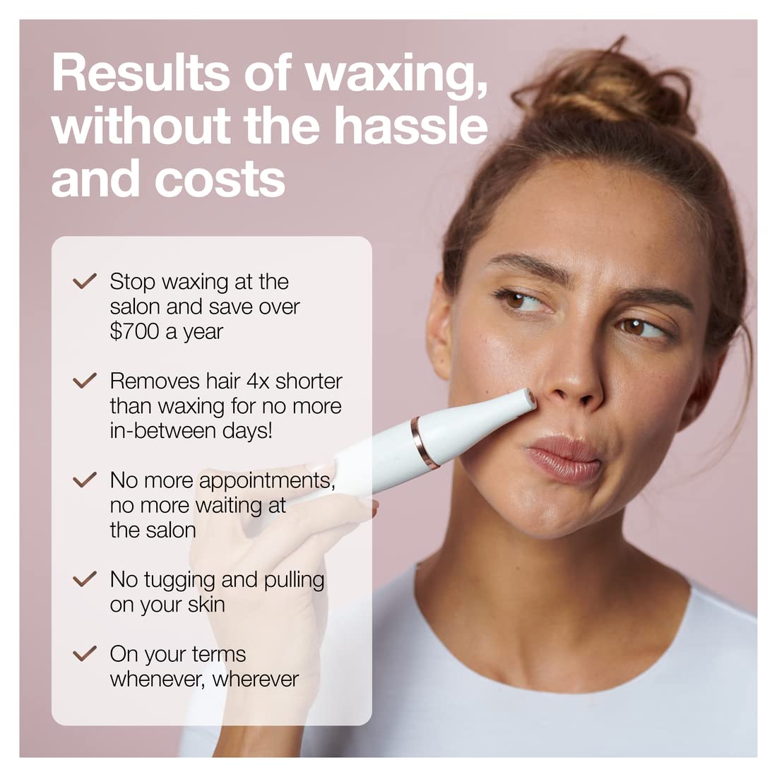 Braun Face Epilator Facespa Pro 911, Facial Hair Removal for Women, Hair Removal Device, 3-in-1 Epilating, Cleansing Brush and Skin Toning with 3 Extras