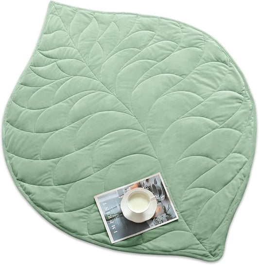 Kaisa Weighted Blanket for Adults 7lbs 41" x 53", Cozy Luxury Crystal Velvet Small Weighted Lap Blanket, All-Season Blanket, Machine Washable, Sage Green