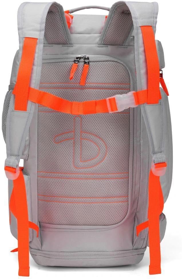 BE SMART 40L Extra Large Gym Backpack for Men, Big Gym Bag with Shoes Compartment, Waterproof Heavy Duty Duffel Bags, Men's Workout Backpacks for Outdoor Sport,Hiking,Camping,Travel