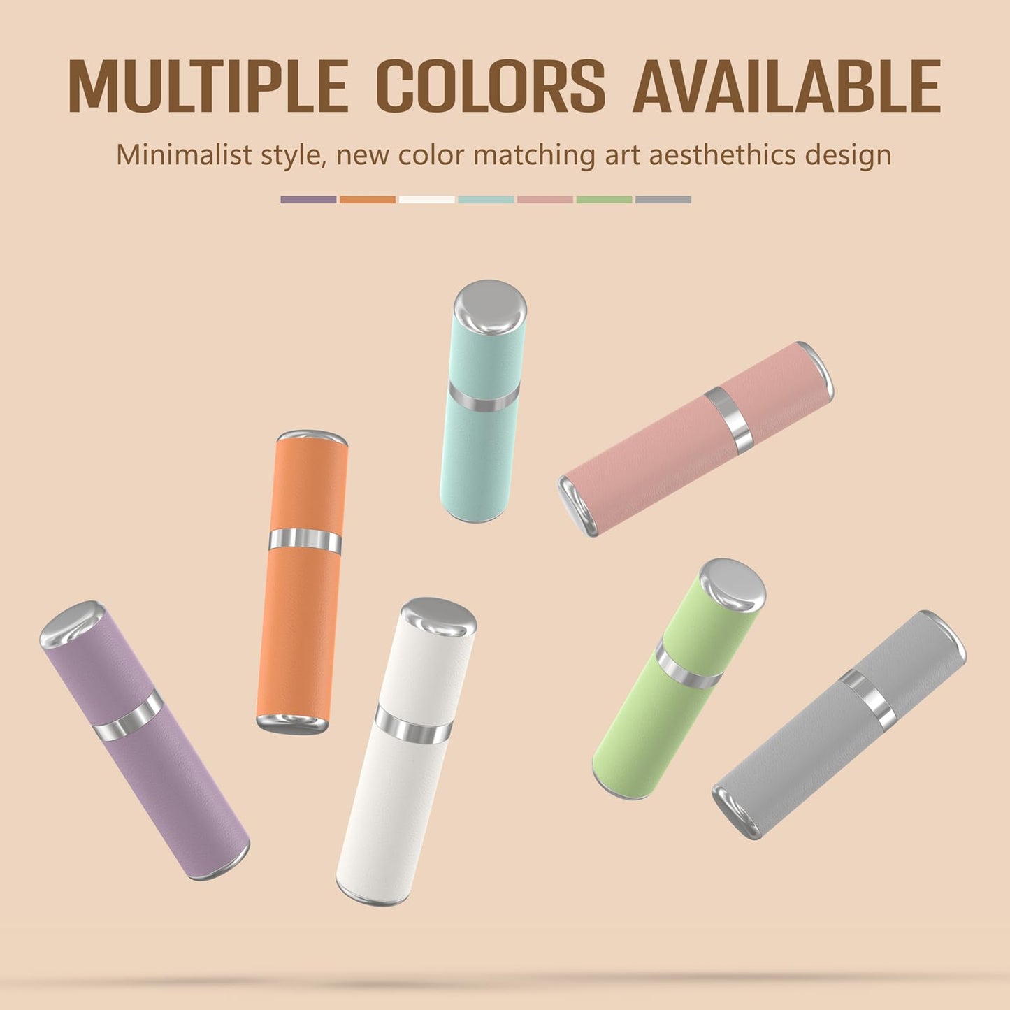 WXS-CHALL Mini Perfume Refillable Bottle, 5ml Leather Travel Atomizer Sprayer for Perfume, Protable Refill Spray Bottle for Travel and Outings Essentials.