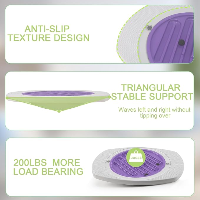 Balance Board with Maze for Kids, 20 inch Labyrinth Wobble Board Rocking Seesaw Sensory Training with 2 Balls & 2 Replacement Labyrinth Disks, Non-Slip Pedals Indoor Outdoor for Boys Girls