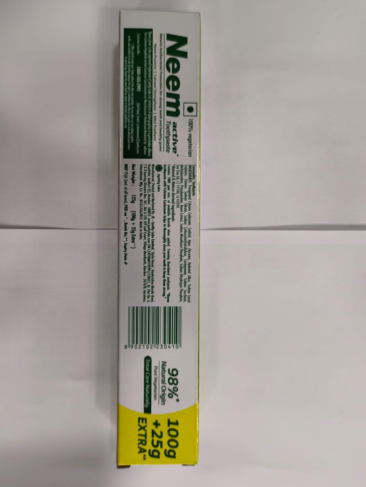 Neem Active Toothpaste 100 Grams Pack of 3