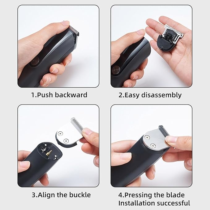 Beard Trimmer for Men 5 in 1 Electric Razor for Nose, Body, Face and Mustache Grooming Kit Cordless Hair Clipper Trimmer with Smart Charge Technology