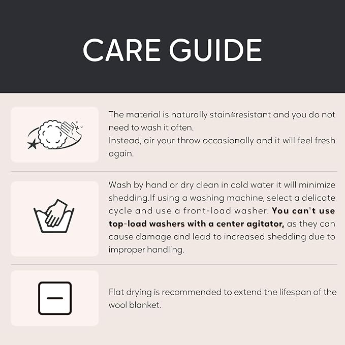 100% Wool Blanket, 48" x 62", Warm, Thick, Washable, Military Wool Blanket, Great for Camping, Outdoors, Sporting Events, Survival Kits, Yellow