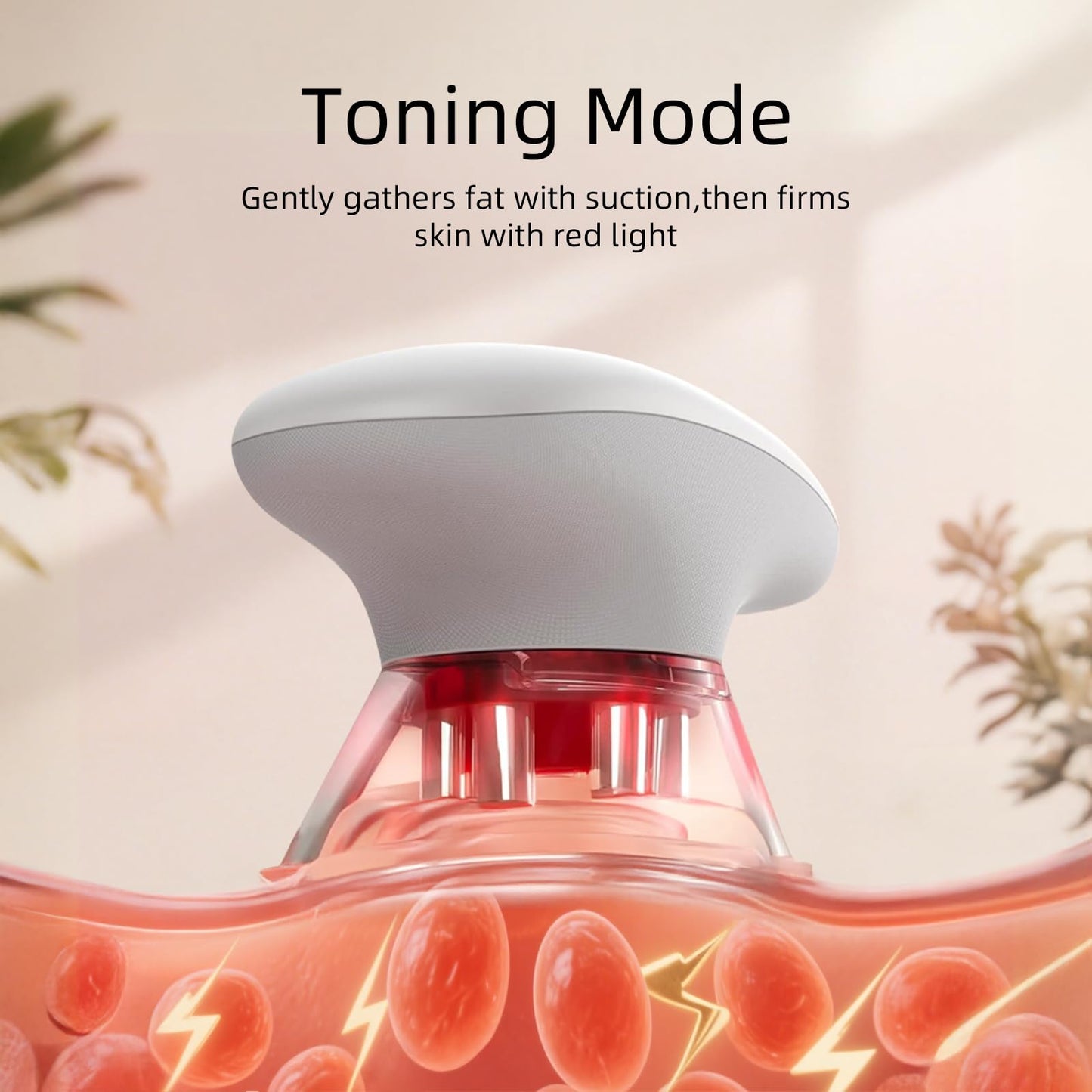 Aimmbiuty 3-in-1 Body Sculpting Machine, Cellulite Massager Tool with 3 Adjustable Modes, for Belly, Waist, Arms and Legs, Home Use for Women (White)