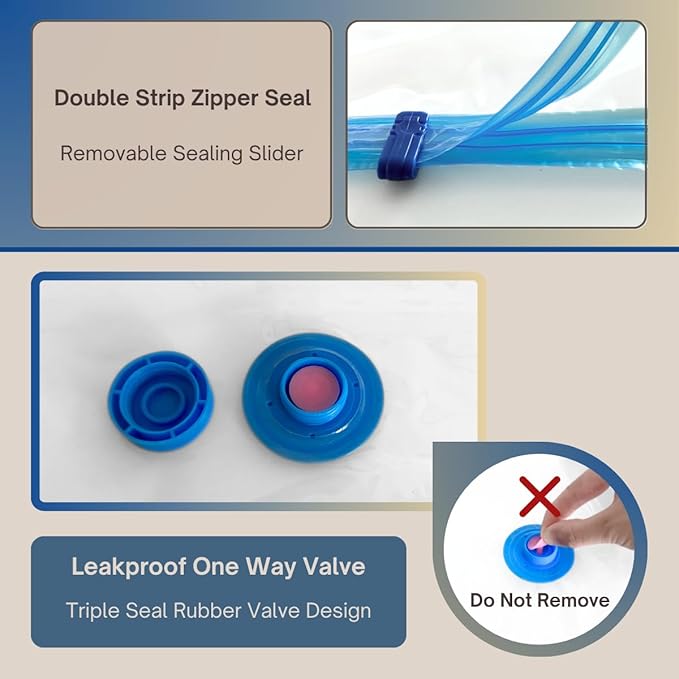 35 Pack Vacuum Storage Bags with Electric Pump, Compression Space Saver for Comforters, Bedding, Blanket Storage, Vacuum Seal Bags for Clothing, Luggage and Closet Organizer