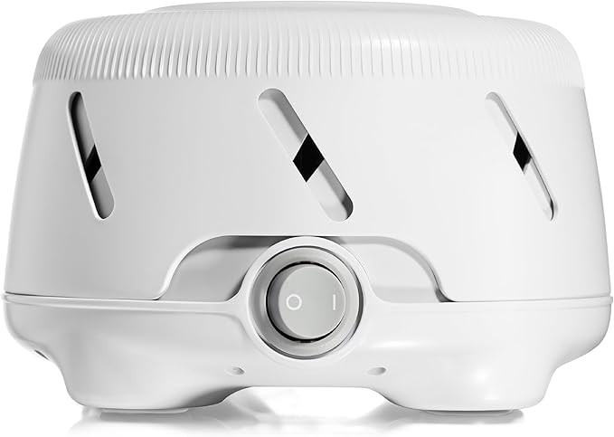 Yogasleep Dohm UNO White Noise Sound Machine (White) with Real Fan Inside for Non-Looping White Noise, for Travel, Office Privacy, Meditation, Sleep Aid for Adults & Baby, Registry Gift