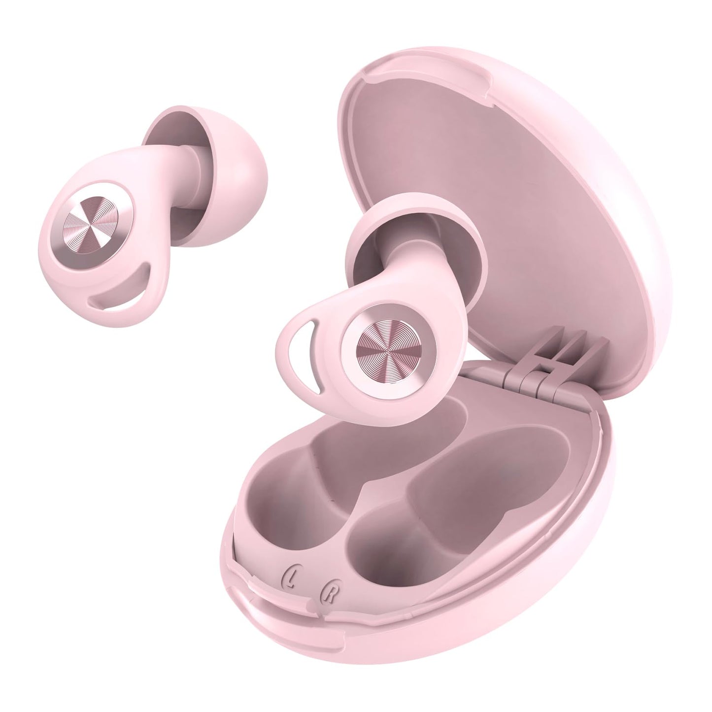 Ear Plugs for Sleeping Noise Cancelling, Ultra-Soft Silicone Earplugs for Sleep, 45dB Reusable Noise Cancelling Ear Plugs Hearing Protection Study/Work/Concert, EarPlugs with Case & 8 Eartips