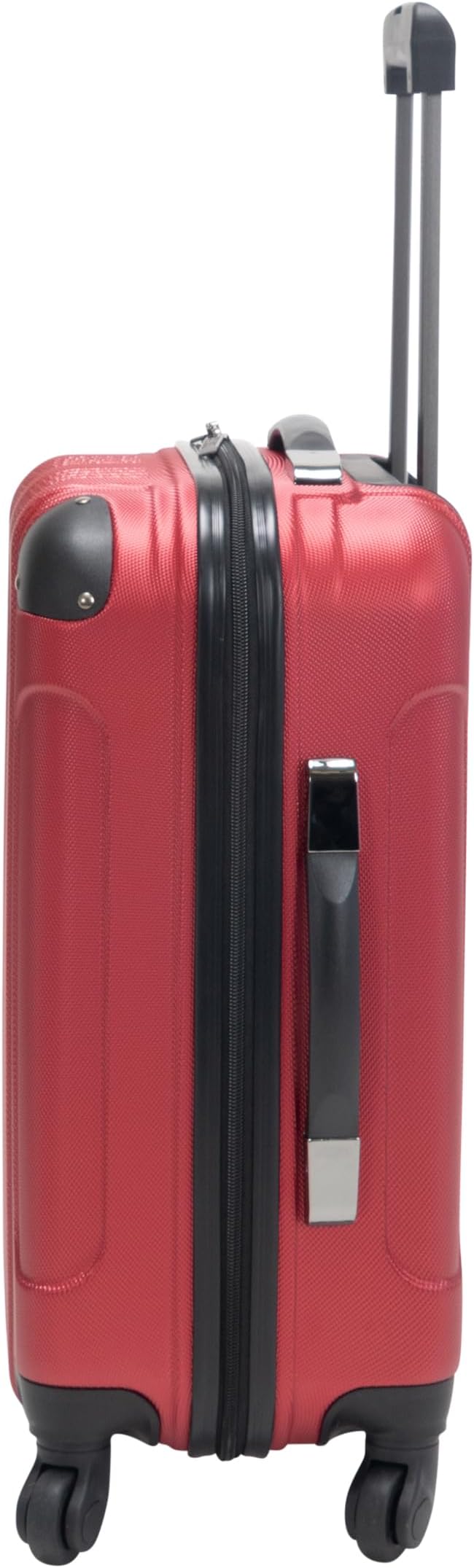 Kenneth Cole REACTION Out of Bounds Lightweight Hardshell 4-Wheel Spinner Luggage, Scarlet Red, 20-Inch Carry On