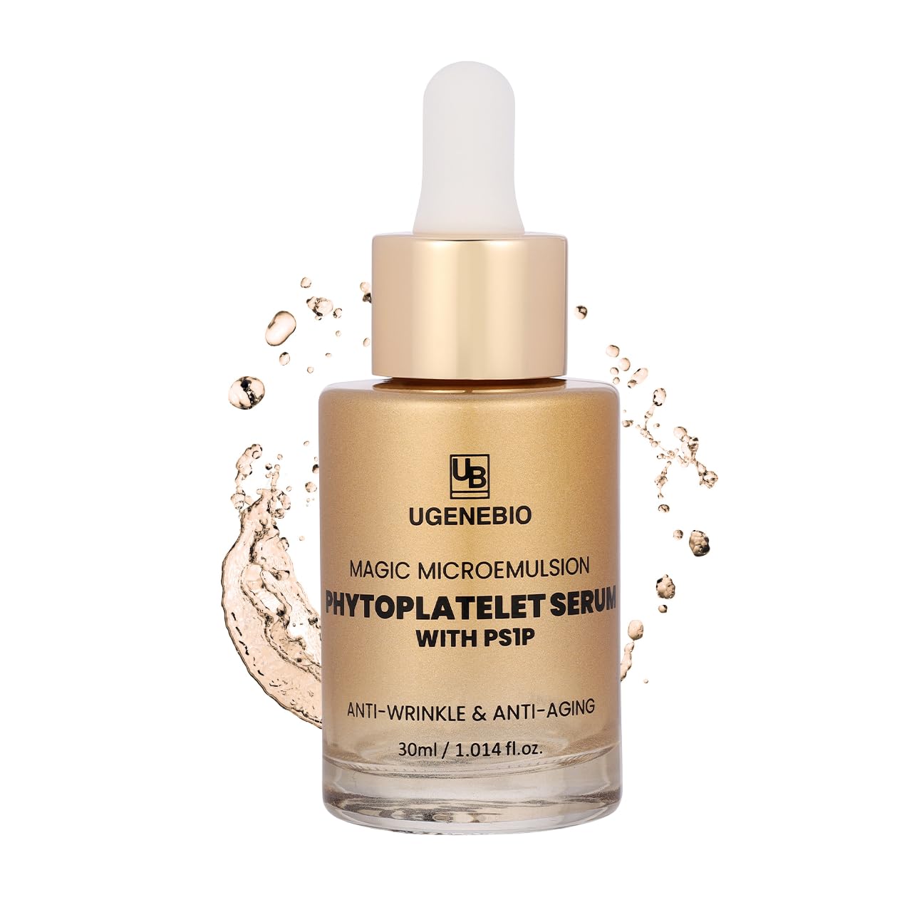 GreenEco Phytoplatelet Serum – Antioxidant, Hydrating K-Beauty Skincare - Advanced Anti-Wrinkle & Skin-Whitening Treatment with PS1P, Niacinamide & Vitamin C