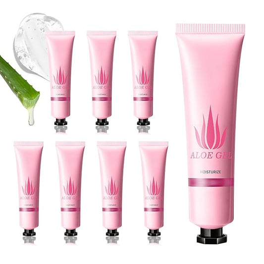 Aloe Vera Gel for Sunburn Relief,Hydrating Travel Size Aloe Vera Gel for Face,Moisturizing Sunburn Relief After Sun Lotion,Fast Absorbing,Non-Sticky Cooling After Sun Lotion Face Moisturizer (B)