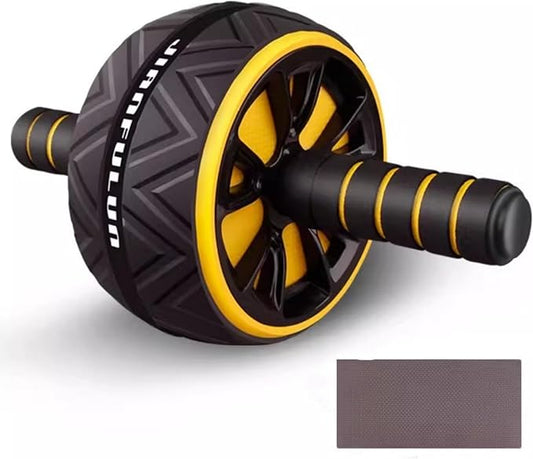 Ab Roller Wheel and Knee Mat, Abs Workout Equipment for Abdominal & Core Strength Training, Home Gym Fitness Exercise Wheels for Women Men, Abdominal Wheel