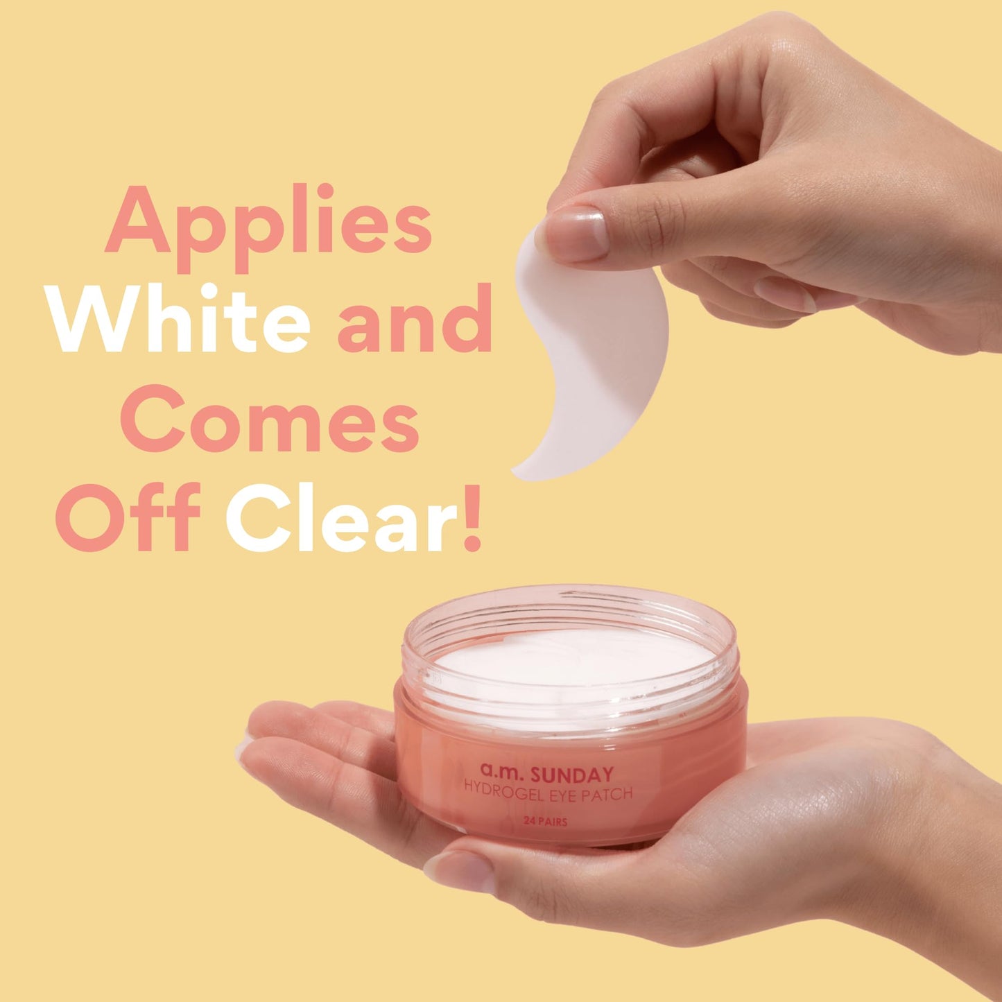 Hydrogel Eye Patches with Low Molecular Weight Norwegian Bio-Collagen, Reduces Dark Circles and Wrinkles, Under Eye Masks for Puffy Eyes, Hydrating for Dry Skin, Korean Skincare (48 patches)