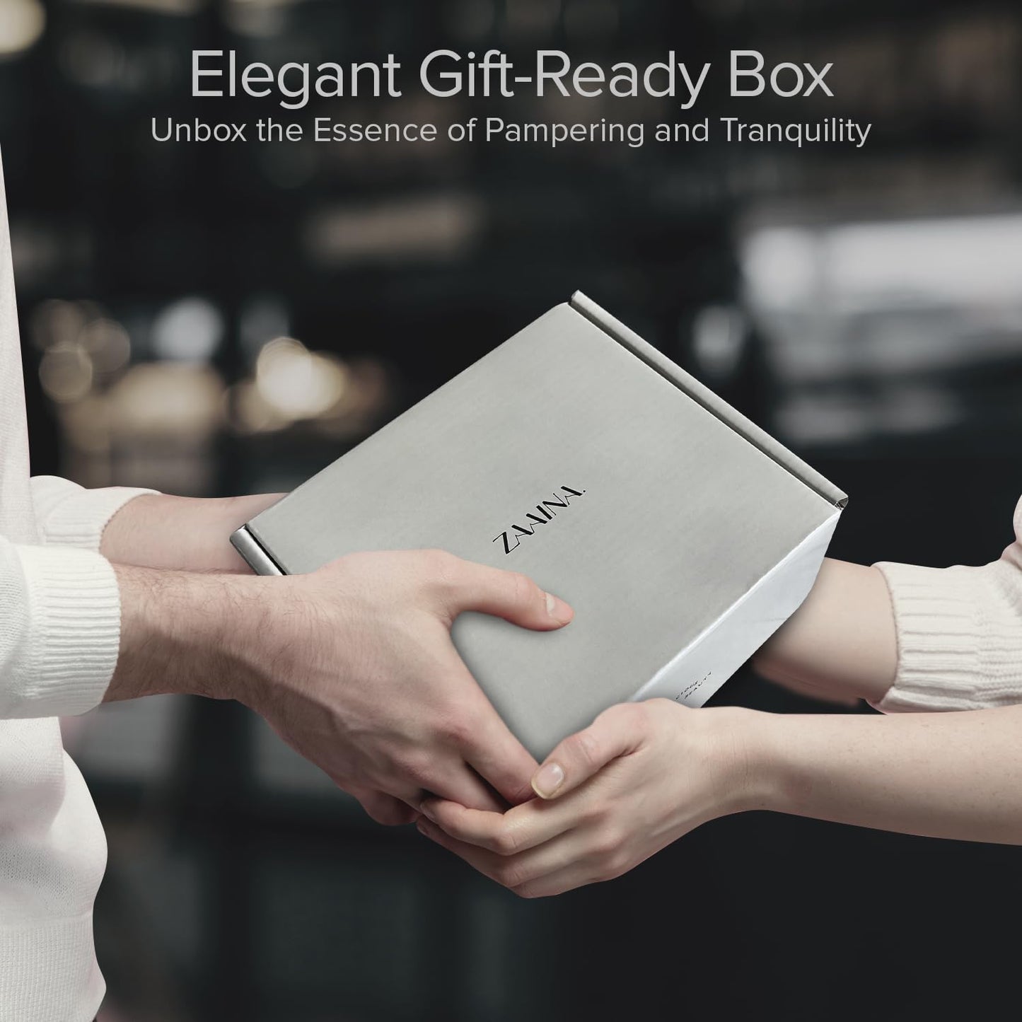 Men's Birthday Care Package with Card - Luxury Gift Set for Men, Body Self Care Kit for Men, Relaxing Spa Birthday Gift Basket by ZAAINA