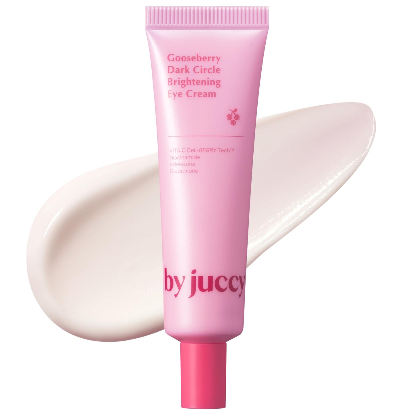 BYJUCCY Gooseberry Dark Circle Brightening Eye CreamㅣFor Puffy Eye Bags, Wrinkles, Fine Lines | Vitamin C, Glutathione, PeptidesㅣAnti-aging Korean Skin Care | Korean Eye Cream | By Juicy | 1.01 Fl.oz