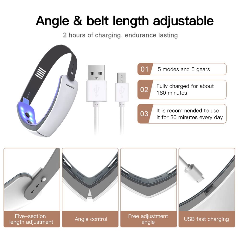 Aimanfun V-Face Electric Double Chin Device，Facial Lifting Machine with Intelligent Remote Control